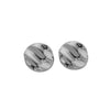 Wholesale Antiallergic Highgrade Earrings Stainless Steel Round Water Ripple Geometric 18K Gold Nonfading Electroplated