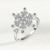 Wholesale Anxiety Relief Rotating Open Women's Ring S925 Sterling Silver Electroplated