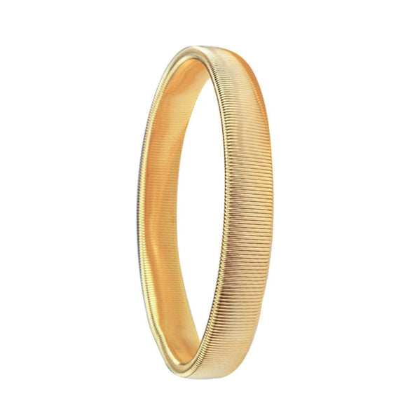 Wholesale Armbands Iron Alloy Geometric Electroplated Men's Nonslip Sleeve Cuffs Metal Elastic Bracelets