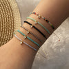 Wholesale Artificial Crystal Heart Shape Braided Bracelet For Women Original Design Jewelry