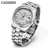 Wholesale Automatic Mechanical Watch Men's Stainless Steel Case Round Dial Sapphire Calendar Leisure Style