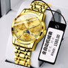 Wholesale Automatic Men's Watch Alloy Case And Strap Mineral Strengthened Glass Mirror Round Dial Leisure Style Waterproof Luminous