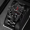 Wholesale Automatic Movement Watch Steel Strap Round Dial Luminous Waterproof Men's Leisure Watch