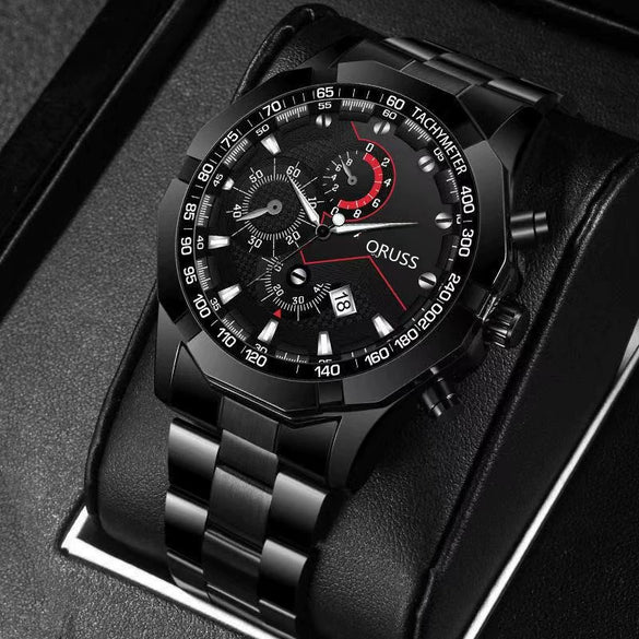 Wholesale Automatic Movement Watch Steel Strap Round Dial Luminous Waterproof Men's Leisure Watch