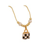 Wholesale Baby Lipstick Pendant Necklace Ice Cute Light Luxury Stainless Steel Fashion Jewelry