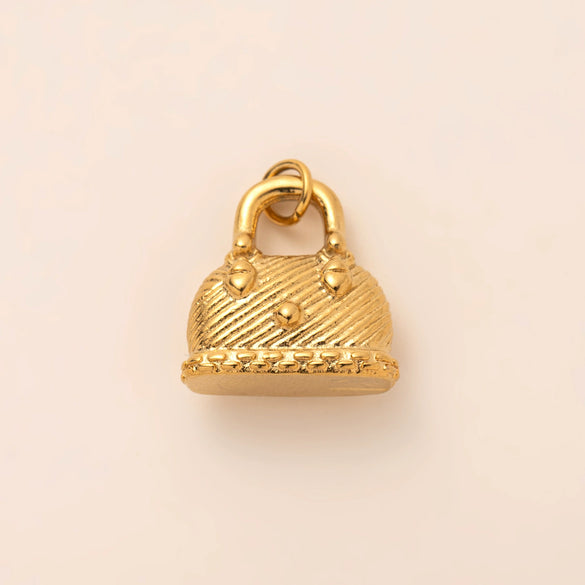 Wholesale Bag Stainless Steel Fruit Pattern Electroplated Pendant
