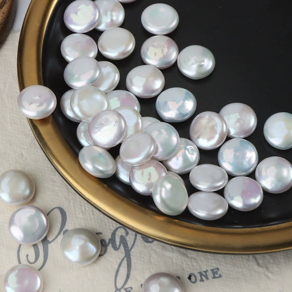 Wholesale Baroque Style Freshwater Pearl Naked Beads Buttons