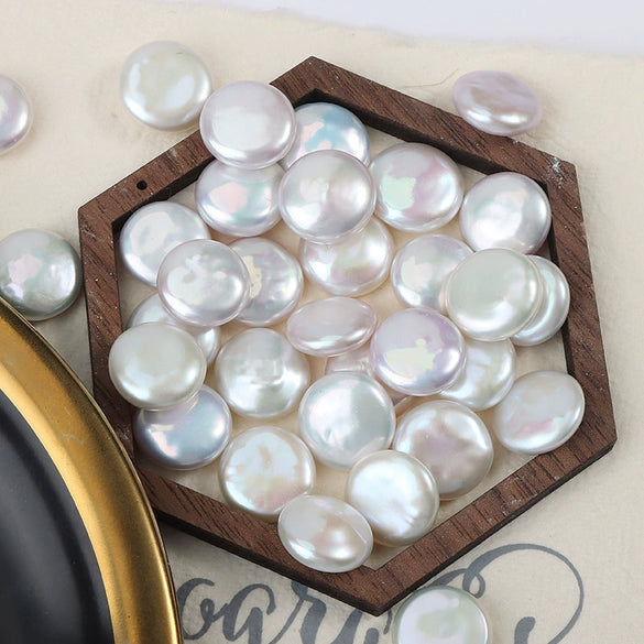 Wholesale Baroque Style Freshwater Pearl Naked Beads Buttons