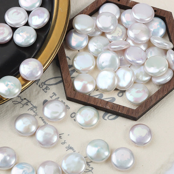 Wholesale Baroque Style Freshwater Pearl Naked Beads Buttons
