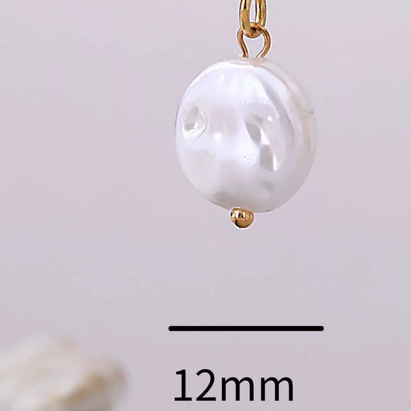 Wholesale Beach Starfish And Conch Pendant Necklace Natural Style Stainless Steel Mixed Gemstone Inlay 18K Gold Plated