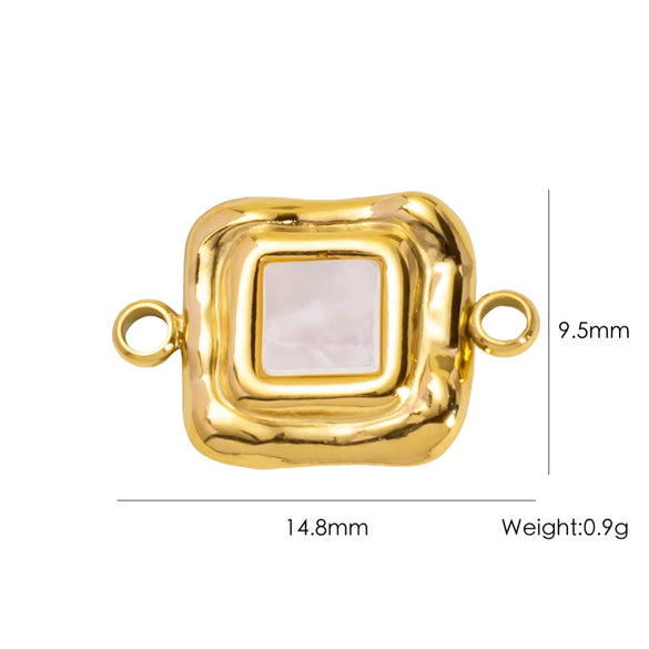 Wholesale Beach Wind Pendant Accessories Animal Style Starfish Shell 304 Stainless Steel Electroplated