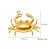 Wholesale Beach Wind Pendant Accessories Animal Style Starfish Shell 304 Stainless Steel Electroplated