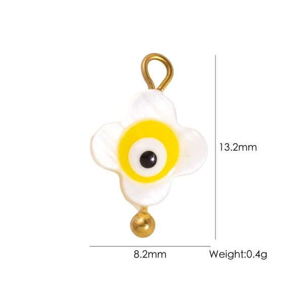 Wholesale Beach Wind Pendant Accessories Animal Style Starfish Shell 304 Stainless Steel Electroplated