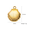 Wholesale Beach Wind Pendant Accessories Animal Style Starfish Shell 304 Stainless Steel Electroplated
