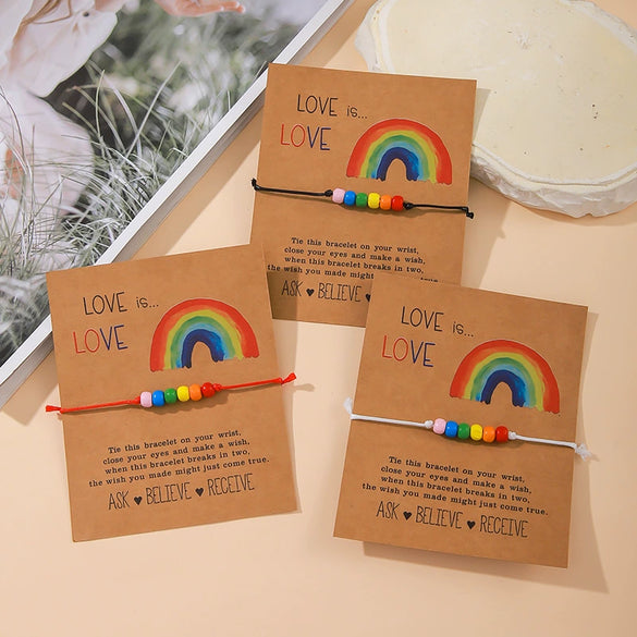 Wholesale Bead Bracelet Thread Rope Geometric Handwoven