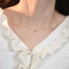 Wholesale Bead Necklace 925 Sterling Silver Geometric Oshaped Chain Plated With Gold Polished Minimalist Style For Women