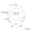Wholesale Beaded Alloy Necklace Electroplated Geometric Style Women's Clavicle Chain