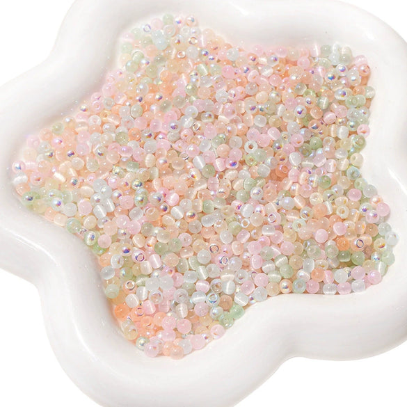 Wholesale Beaded Bracelet Accessories Glass Glaze Round Bead Elegant Style Handmade