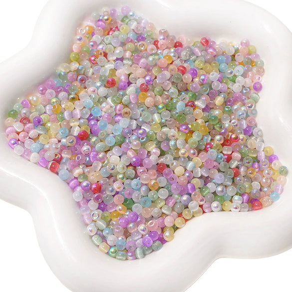 Wholesale Beaded Bracelet Accessories Glass Glaze Round Bead Elegant Style Handmade