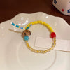 Wholesale Beaded Bracelet Mixed Materials Handmade Sweet Stars Animal Zodiac Bow Insect Cartoon Characters Leaf Rhombus Geometric For Women