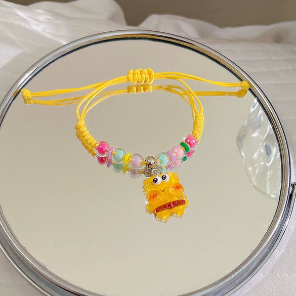 Wholesale Beaded Bracelet Mixed Materials Handmade Sweet Stars Animal Zodiac Bow Insect Cartoon Characters Leaf Rhombus Geometric For Women