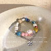 Wholesale Beaded Bracelet Mixed Materials Handmade Sweet Stars Animal Zodiac Bow Insect Cartoon Characters Leaf Rhombus Geometric For Women