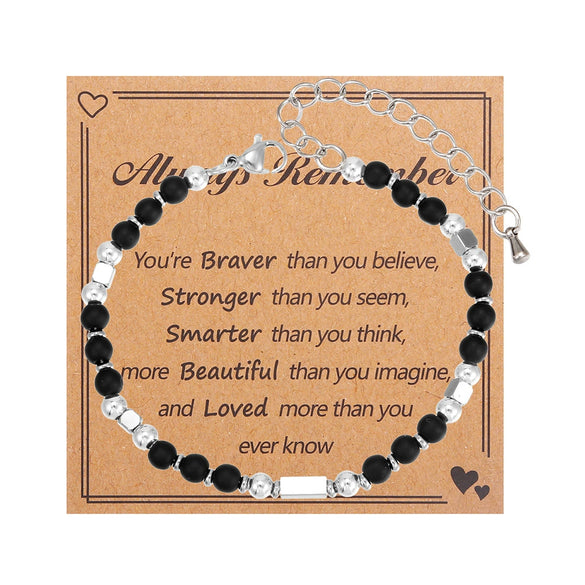 Wholesale Beaded Bracelet Stone Stainless Steel Geometric Handmade Unisex