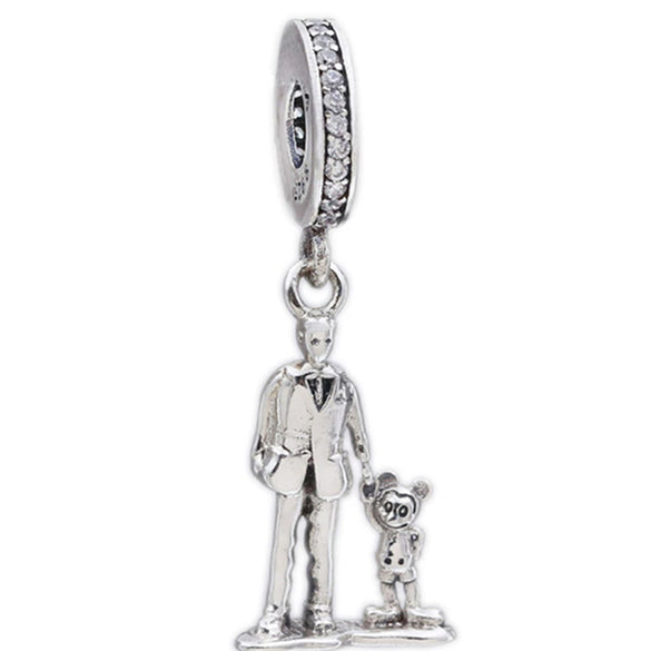 Wholesale Beaded Crystal Pendant Jewelry With Totem Pattern And Electroplating Treatment For Bracelet Accessories