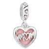 Wholesale Beaded Crystal Pendant Jewelry With Totem Pattern And Electroplating Treatment For Bracelet Accessories