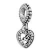 Wholesale Beaded Crystal Pendant Jewelry With Totem Pattern And Electroplating Treatment For Bracelet Accessories
