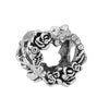 Wholesale Beaded Crystal Pendant Jewelry With Totem Pattern And Electroplating Treatment For Bracelet Accessories