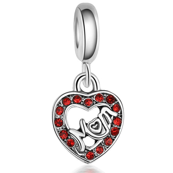 Wholesale Beaded Crystal Pendant Jewelry With Totem Pattern And Electroplating Treatment For Bracelet Accessories