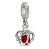 Wholesale Beaded Crystal Pendant Jewelry With Totem Pattern And Electroplating Treatment For Bracelet Accessories
