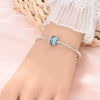 Wholesale Beaded Dessert Macaron Charm Bead Accessories Bracelet Silver Plated Dripping Oil