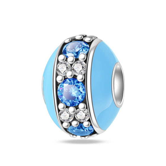 Wholesale Beaded Dessert Macaron Charm Bead Accessories Bracelet Silver Plated Dripping Oil