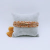 Wholesale Beaded Hand Woven Bohemian Tassel Bracelet Glass Glaze Drop Shape Geometric Style Unisex