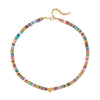 Wholesale Beaded Necklace And Bracelet Geometric Natural Stone And Stainless Steel Handmade Electroplated Unisex