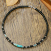 Wholesale Beaded Necklace Imperial Stone Abacus Beads Alloy Zircon Geometric Handmade Unisex O Word Chain