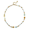 Wholesale Beaded Necklace Shell Blue Pine White Pine Titanium Steel Geometric Handmade Bohemian Style