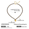 Wholesale Beaded Necklace Stainless Steel Crab Pendant Geometric Pattern Electroplating For Women