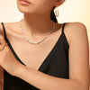 Wholesale Beaded Necklace Sweet Style Geometric Pattern Stainless Steel And Titanium Steel Electroplating For Women