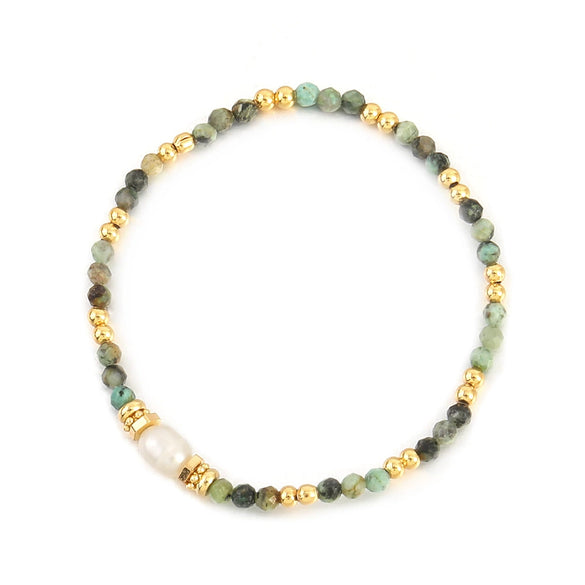 Wholesale Beaded Necklace With Tiger Eye Stone And Titanium Steel Sunflower Star Pendant Handmade Geometric Style For Women