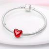 Wholesale Beads Charm Bracelet Silver Plated Dripping Oil Style
