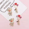 Wholesale Bear Accessories Diy Phone Case Accessories Balloon Bear Handmade Alloy Material Bag