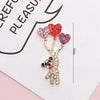 Wholesale Bear Accessories Diy Phone Case Accessories Balloon Bear Handmade Alloy Material Bag