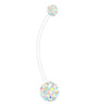 Wholesale Belly Button Ring Body Piercing Jewelry Stainless Steel Cartoon Geometric Style For Pregnant Women