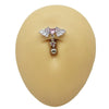 Wholesale Belly Button Ring Chain Jewelry Zinc Alloy Heart Shaped Puncture Jewelry Unisex