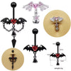Wholesale Belly Button Ring Chain Jewelry Zinc Alloy Heart Shaped Puncture Jewelry Unisex