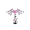 Wholesale Belly Button Ring Chain Jewelry Zinc Alloy Heart Shaped Puncture Jewelry Unisex