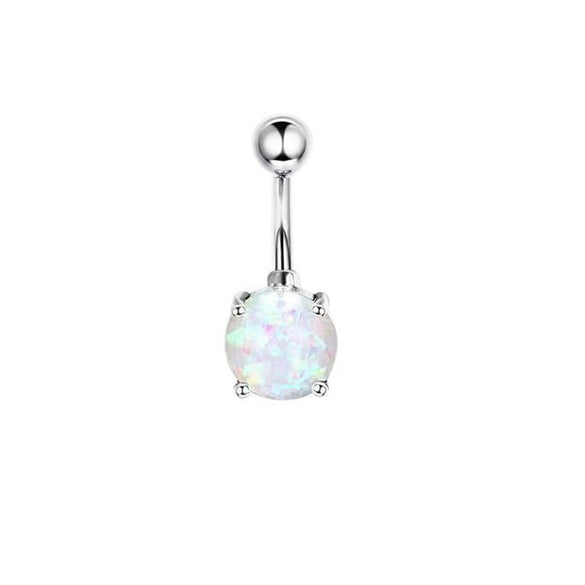 Wholesale Belly Button Ring Set Stainless Steel Inlaid Zircon Heart Shape For Women
